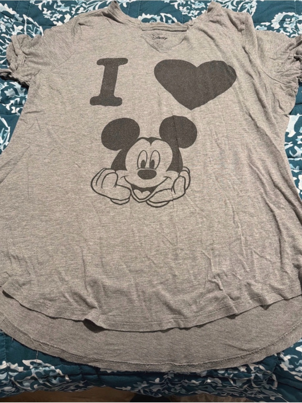 Disney Women’s Gray Mickey Mouse Graphic Tee from Torrid